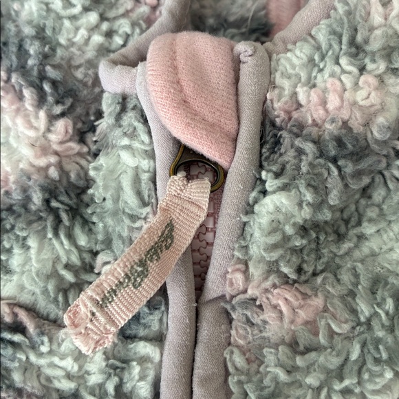 Eddie Bauer Pink and Gray Patterned Kids Hoodie - Picture 3 of 5